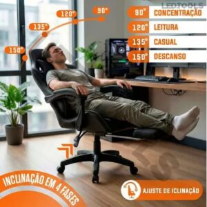Cadeira Escritório Ergonômica com Apoio