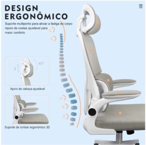 Cadeira de Escritório Ergonômica Executiva